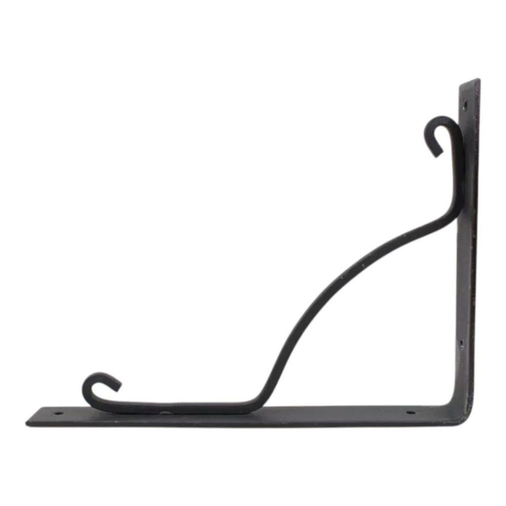 Pair of Black Ekby Hall Metal Wall Shelf Brackets DISCONTINUED - Picture 2 of 4